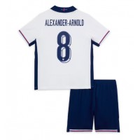 Echipament fotbal Anglia Alexander-Arnold #8 Tricou Acasa European 2024 pentru copii maneca scurta (+ Pantaloni scurti)